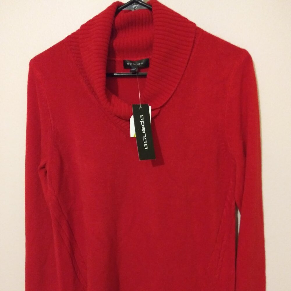 Women's Red Spense Sweater Medium